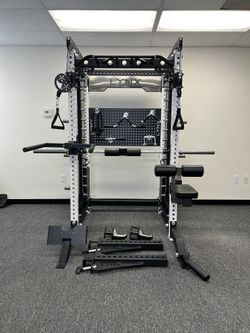 FULLY LOADED - FREE DELIVERY🟢All In One Home Gym🟢 Functional Trainer🟢Smith Machine🟢Squat Rack🟢Cable Machine 