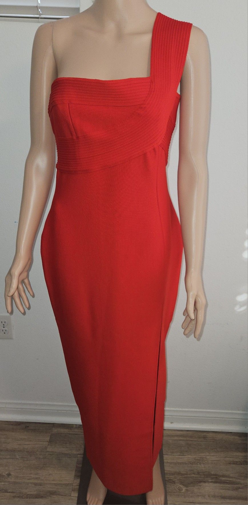 Red Off Shoulder Dress