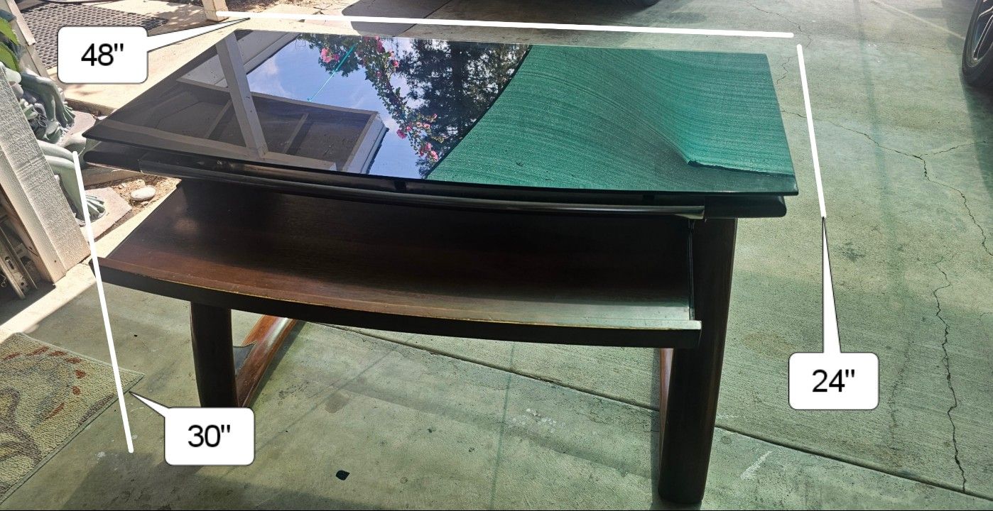 Black Glass Top Rosewood
IN
Computer Desk Keyboard Tra