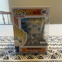 Signed Majin Vegeta Funko Pop