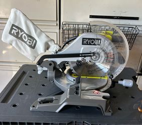 $70$. 15 Amp 10 in. Corded Sliding Compound Miter Saw with LED Cutline Indicator