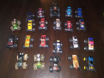 Huge lot monster trucks