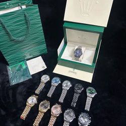  Watches with Box, Papers, and Packaging