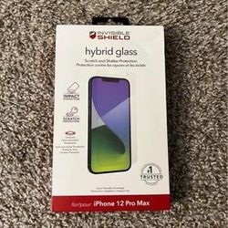 I Phone 12 Pro Max Zagg Invisible Shield Hybrid Glass Screen Protector 