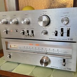 1970s Pioneer Reciever 7500II And Tuner