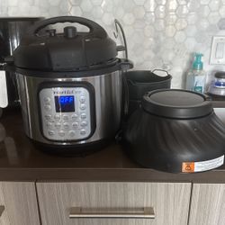 Instapot With Air fryer Attachment