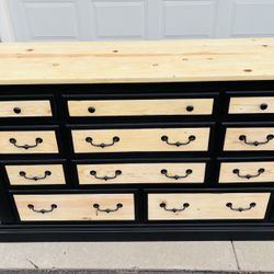 Beautiful 2 Tone Solid Wood Dresser 