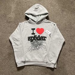 Sp5der Souvenir Hoodie Heather Gray