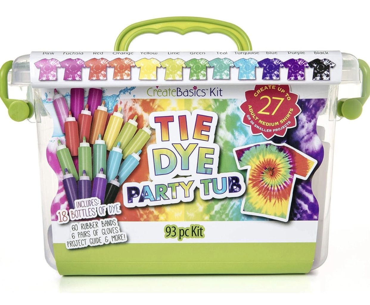 Create Basics Tie Dye Party Tub