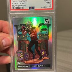 PSA 9 Chris Olave downtown RC NOLA EDITION