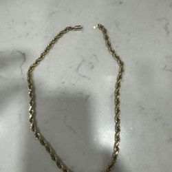 64.5 Grams , 14 Karat Gold Rope Chain