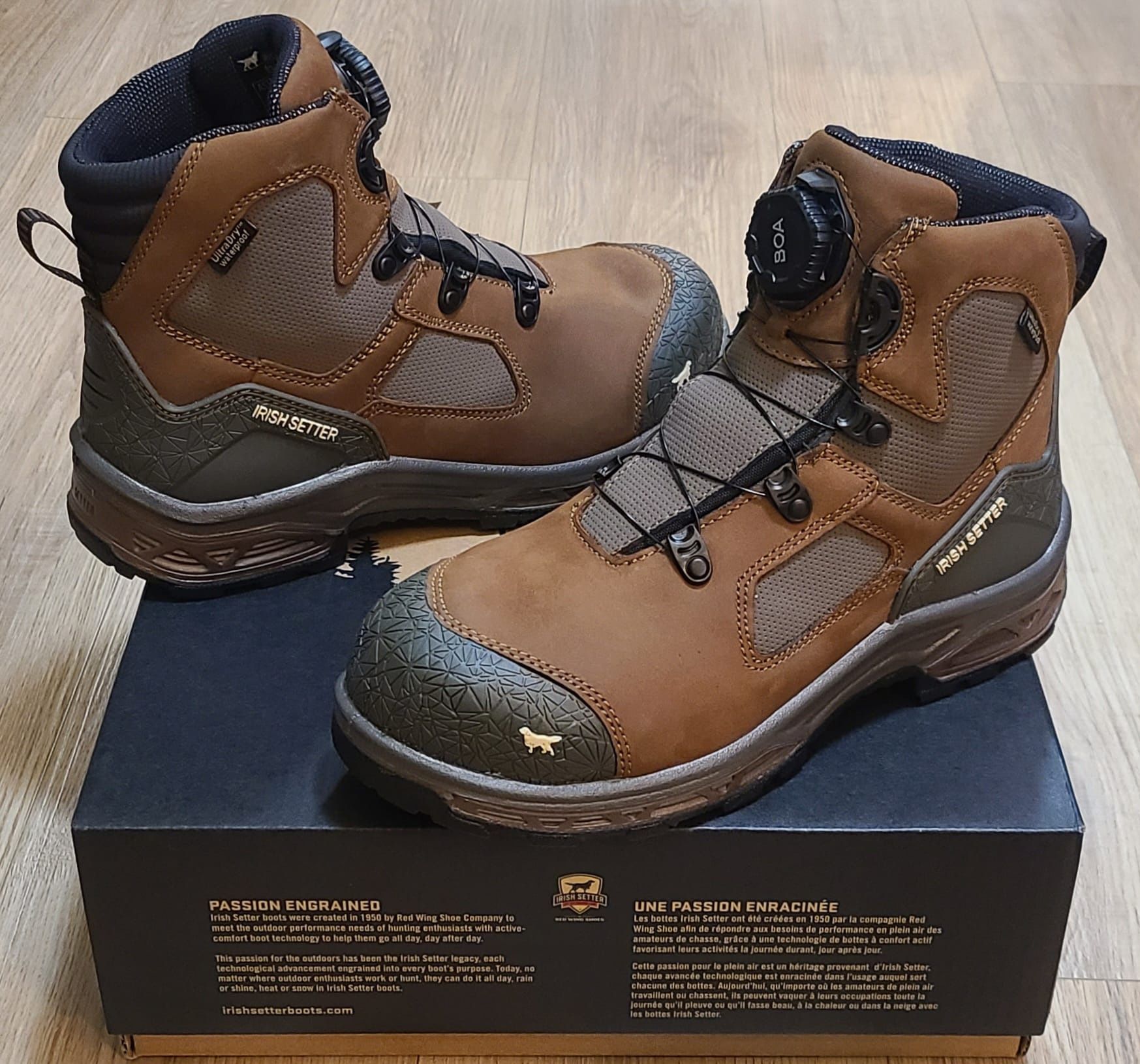 IRISH SETTER BY RED WING Work Boots Size 9/9.5/10 And 10.5  display picture 1