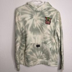 Kids Hoodie – Baby Yoda Patch 