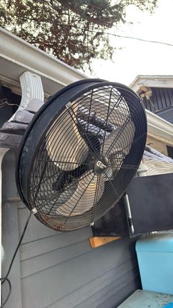 Large Industrial Wall-Mounted Fan
