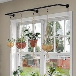 Clothes Rack, 73.5" Industrial Pipe Clothing Rack for Hanging Clothes, Wall Mounted Heavy Duty Space Saving Garment Rack for Closet Storage, Black Clo