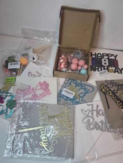 Cake toppers $3 each OBO