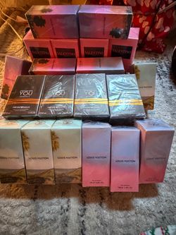 Designer Fragrance Lot – Louis Vuitton, Valentino, Armani