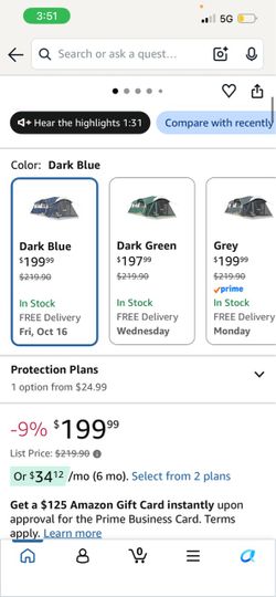 UNP Camping Tent 8 Person Waterproof Big Tunnel Tent With Screen Porch