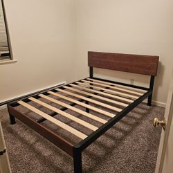 Queen Bed Frame Real Wood