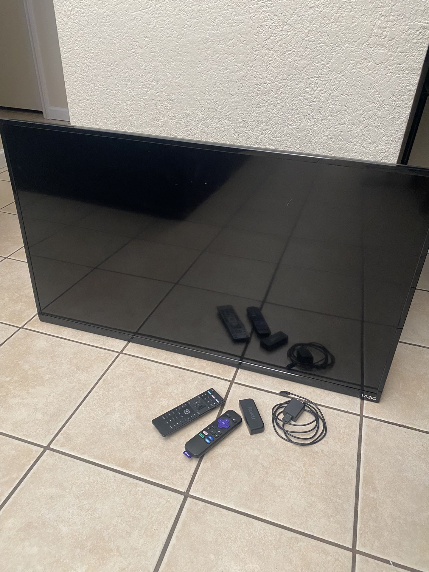 40” TV w/Remote + Roku Setup
