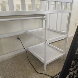 Crib/toddler- changing table