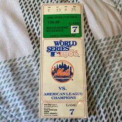 Mets World Series 1986