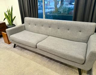 Gray Tufted Sofa