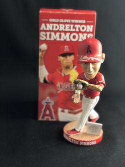 Andrelton Simmons signed bobblehead