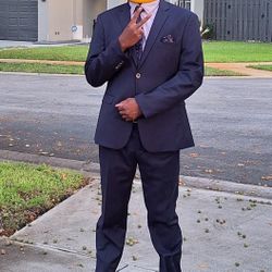 Men's Suit -Dark Blue