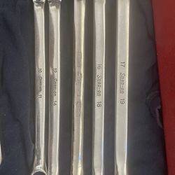 snap on metric wrench set 