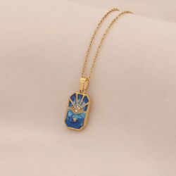 Mystic Eye Pendant Necklace