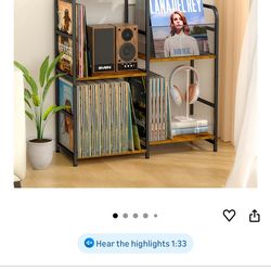 Record Player Stand w/ Storage