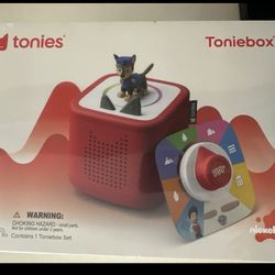 Tonies PAW Patrol Chase Toniebox 2 Play Set Sunset Red New And Sealed In Box