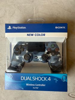 SONY PS4 Blue Camo Controller NEW