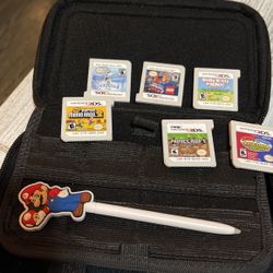Nintendo 3Ds Games, Case & Pen