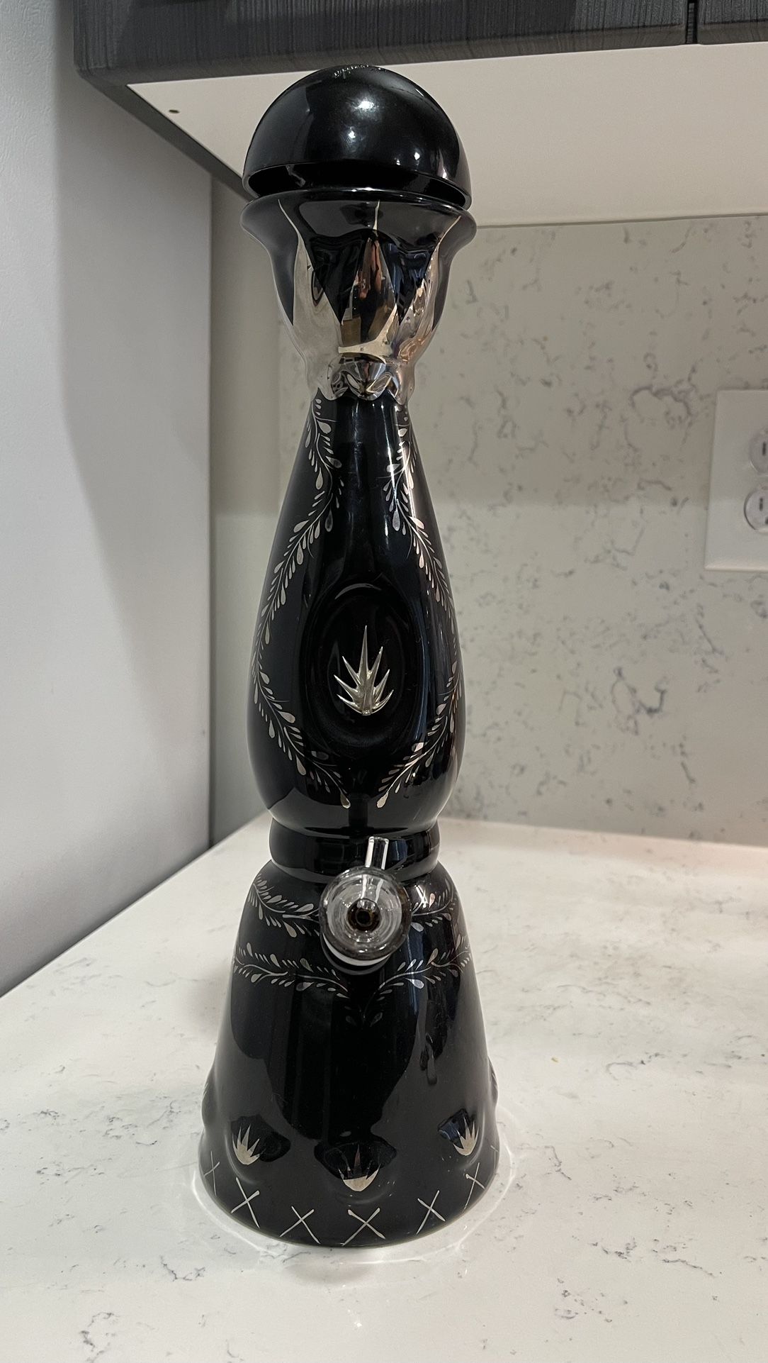 Clase Azul Tequila Bottle (Black) Bong