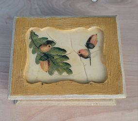 ACORN TRINKET BOX 4.5"×3.5"×1.75