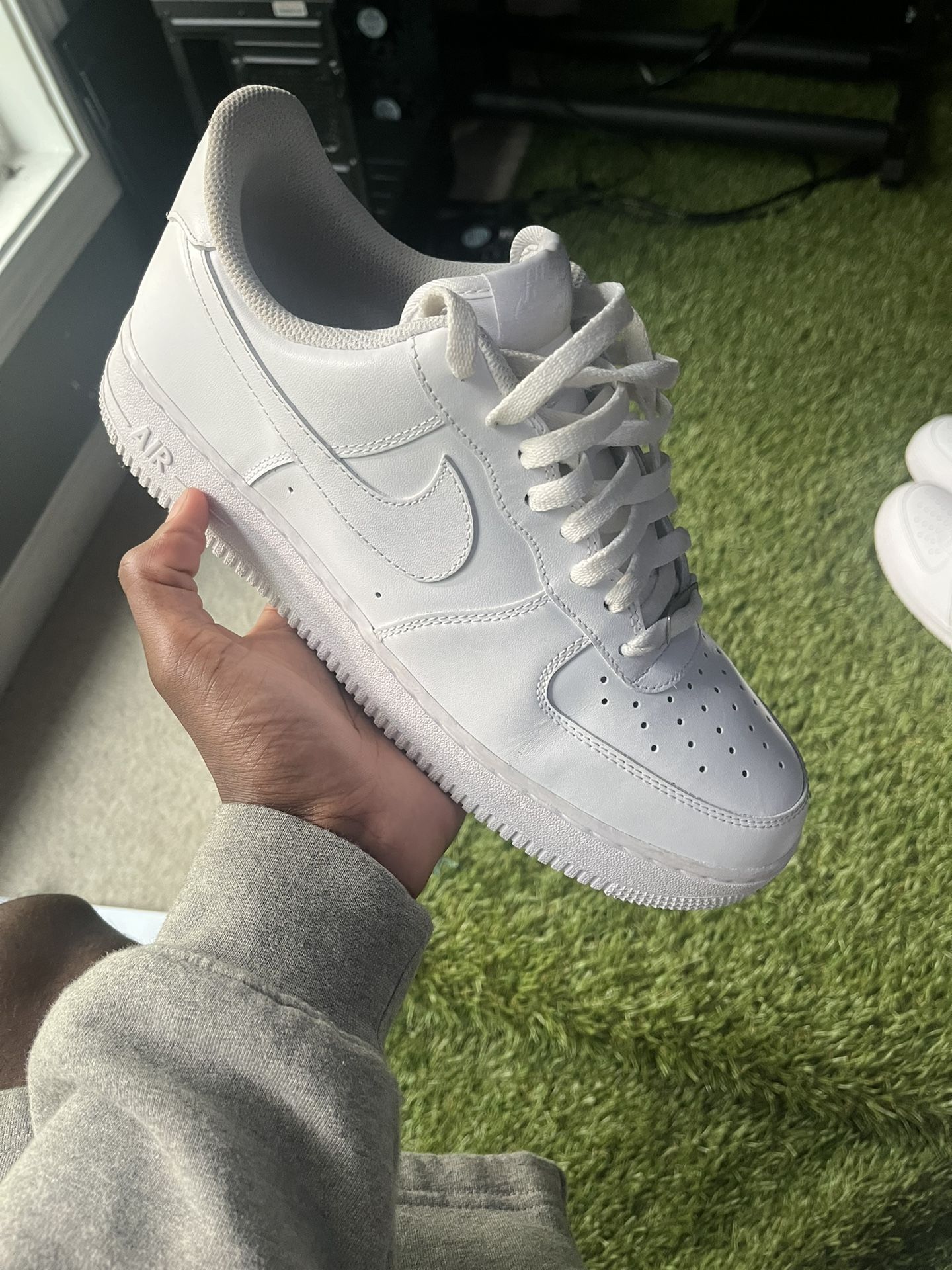 White Air Force Ones Sz 11.5
