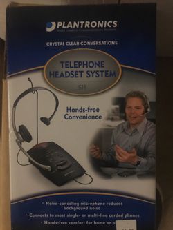 Plantronics telephone headset system brand new sealed