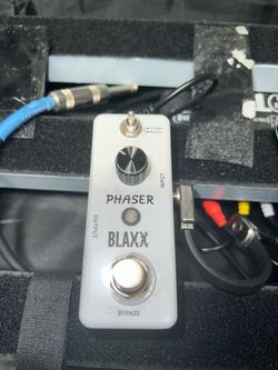 BLAXX Mini Phaser Guitar Effects Pedal – $25