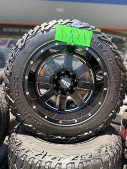 🔥20” Moto Metal Wheels & Venom Power Terra Hunter X/T Tires 35x12.50R20🔥