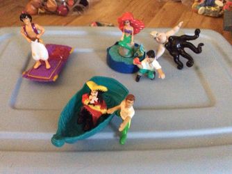 Vintage happy meal toys from Disney Movies
