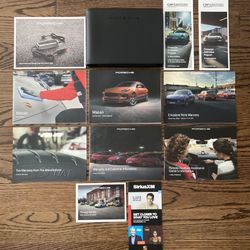 *BRAND NEW Porsche Macan Owners Manual Complete Set OEM W/Leather Case