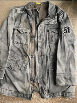 Distressed Gap utility jacket