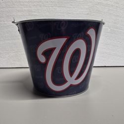 Washington Nationals Metal Bucket