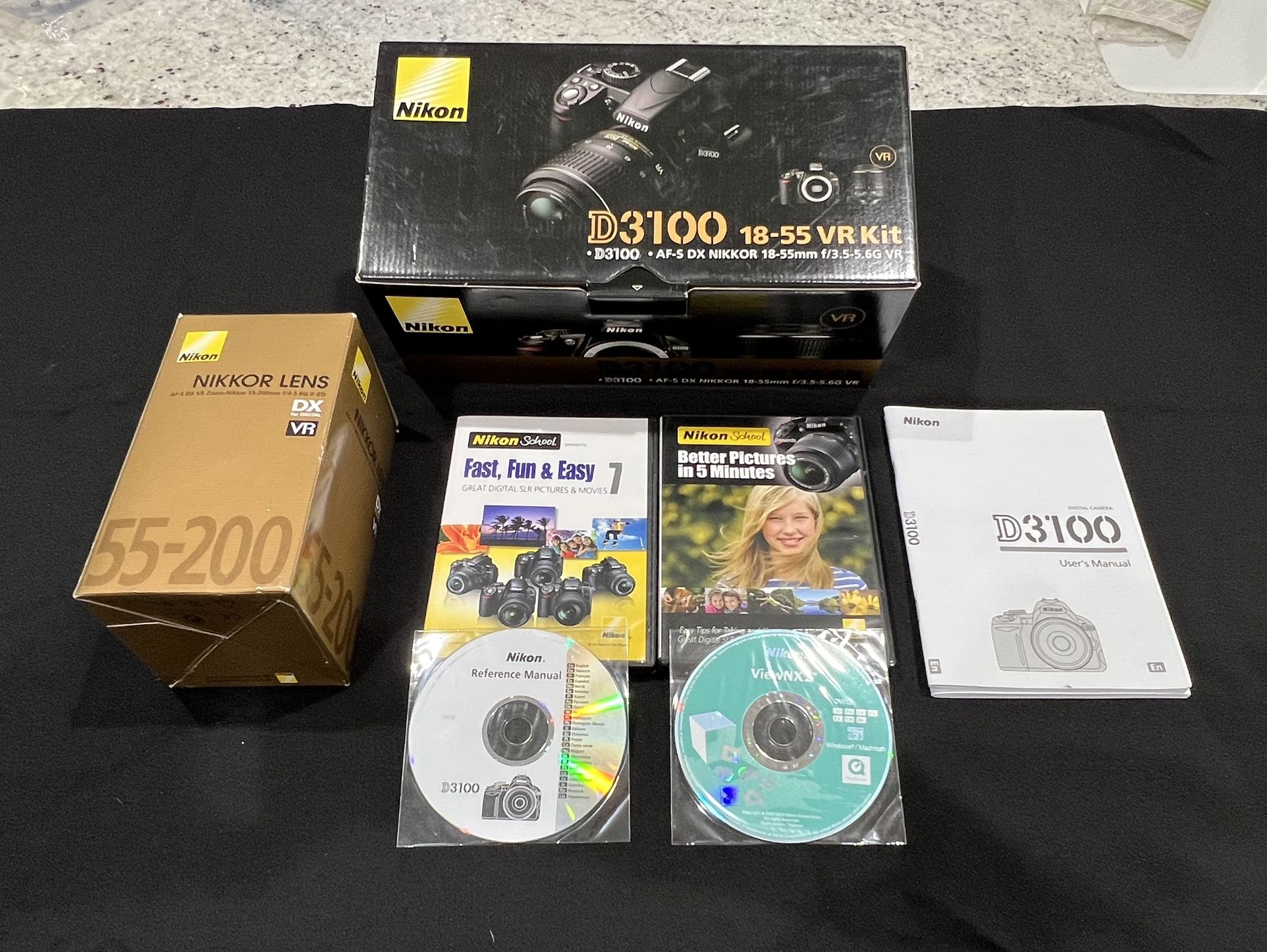 NIKON D3100 Package with 55-200 Zoom Lens
