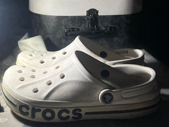 White Crocs Bayaband M7 W9