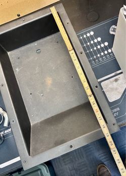 Never used trolling motor foot pedal tray