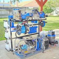 Ca wash Equipment Complete! Detail mobile pro set up! Equipo de carwash