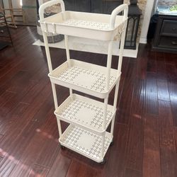 4tier Cart New In Box $10 Is Made Of Plastic 